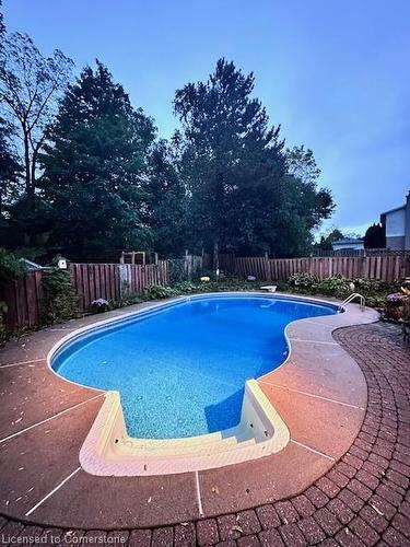 4 Joya Place, Dundas, ON - Outdoor With In Ground Pool With Backyard