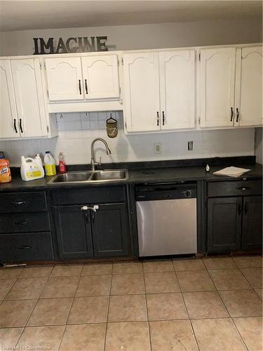 98 East 18Th Street, Hamilton, ON - Indoor Photo Showing Kitchen With Double Sink