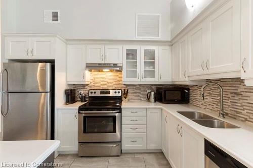 317-170 Rockhaven Lane, Waterdown, ON - Indoor Photo Showing Kitchen With Stainless Steel Kitchen With Double Sink