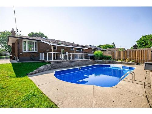 21 Hillgarden Road, St. Catharines, ON - Outdoor With In Ground Pool With Backyard