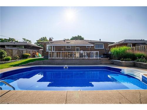 21 Hillgarden Road, St. Catharines, ON - Outdoor With In Ground Pool With Backyard