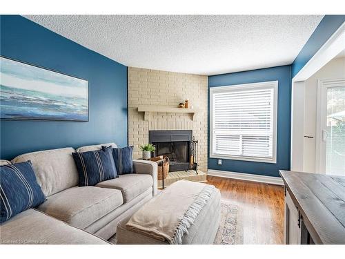 5740 Stibbard Road, Mississauga, ON - Indoor Photo Showing Living Room With Fireplace