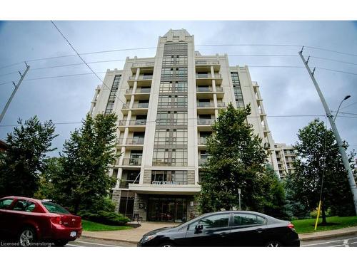 404-90 Charlton Avenue W, Hamilton, ON - Outdoor With Balcony With Facade