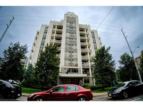 404-90 Charlton Avenue W, Hamilton, ON - Outdoor With Balcony With Facade