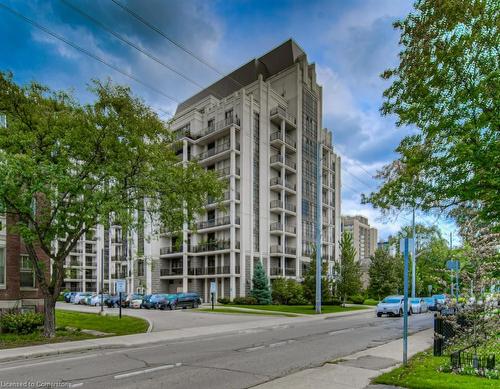 404-90 Charlton Avenue W, Hamilton, ON - Outdoor With Balcony With Facade