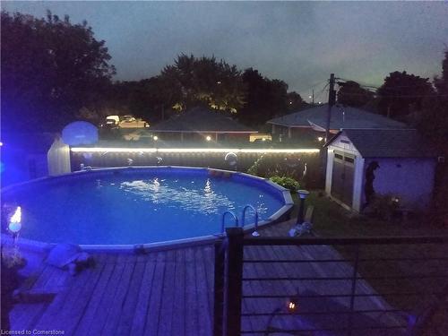 417 East 43Rd Street, Hamilton, ON - Outdoor With Above Ground Pool