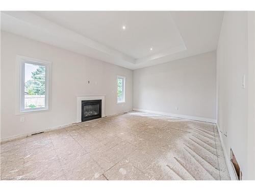 63 Cesar Place, Ancaster, ON - Indoor Photo Showing Living Room With Fireplace