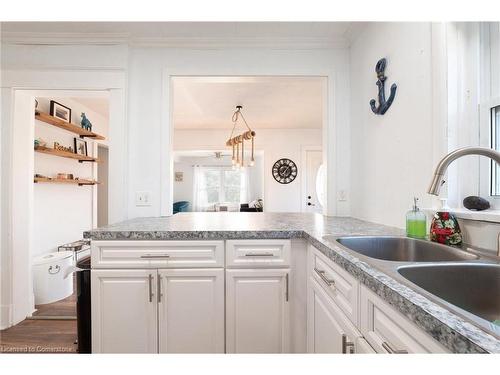 129 Forest Avenue, Port Colborne, ON - Indoor Photo Showing Kitchen With Double Sink