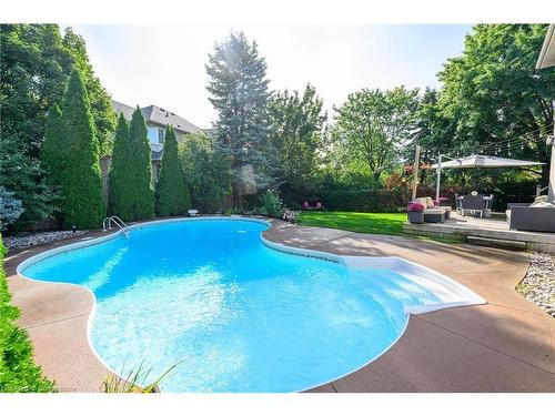 2345 Carpenters Circle, Oakville, ON - Outdoor With In Ground Pool With Backyard