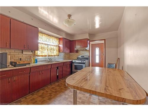 20 Walter Avenue S, Hamilton, ON - Indoor Photo Showing Kitchen With Double Sink