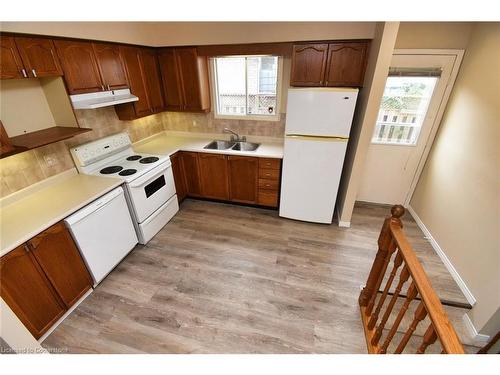 15 Broughton Avenue, Hamilton, ON - Indoor Photo Showing Kitchen With Double Sink