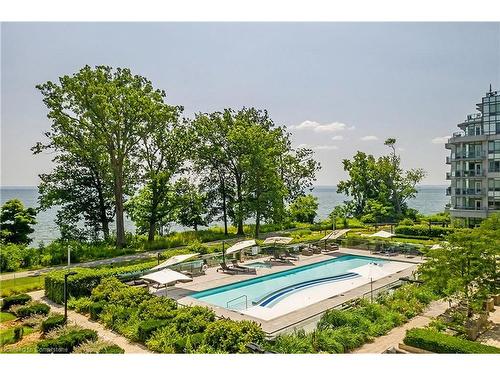 808-3500 Lakeshore Road W, Oakville, ON - Outdoor With In Ground Pool