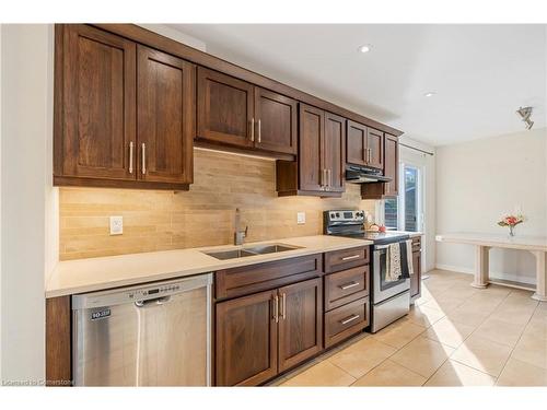 88 Rand Street, Stoney Creek, ON - Indoor Photo Showing Kitchen With Double Sink