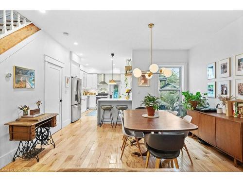 120 Gibson Avenue, Hamilton, ON - Indoor Photo Showing Dining Room