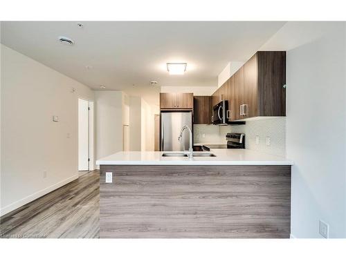 102-479 Charlton Avenue E, Hamilton, ON - Indoor Photo Showing Kitchen With Double Sink