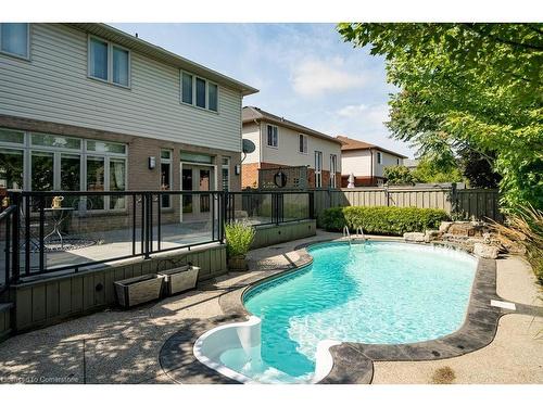 35 Holkham Avenue, Ancaster, ON - Outdoor With In Ground Pool With Deck Patio Veranda