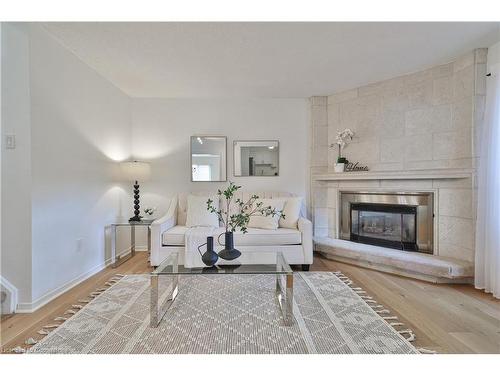 44 Killarney Court, Brampton, ON - Indoor Photo Showing Living Room With Fireplace