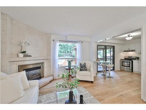 44 Killarney Court, Brampton, ON - Indoor Photo Showing Living Room With Fireplace