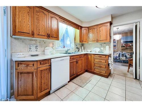 2034 Faversham Avenue, Burlington, ON - Indoor Photo Showing Kitchen With Double Sink