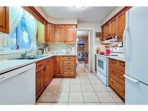 2034 Faversham Avenue, Burlington, ON - Indoor Photo Showing Kitchen With Double Sink