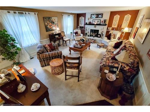 2034 Faversham Avenue, Burlington, ON - Indoor Photo Showing Living Room With Fireplace