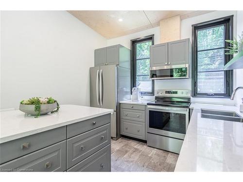 1323 Hidden Valley Road, Burlington, ON - Indoor Photo Showing Kitchen With Stainless Steel Kitchen With Double Sink