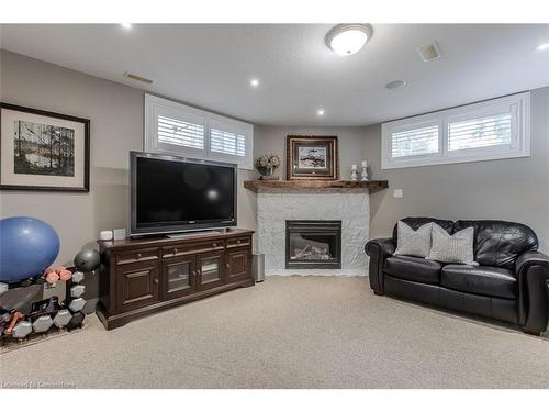 1-641 Greenwood Drive, Burlington, ON - Indoor Photo Showing Other Room With Fireplace