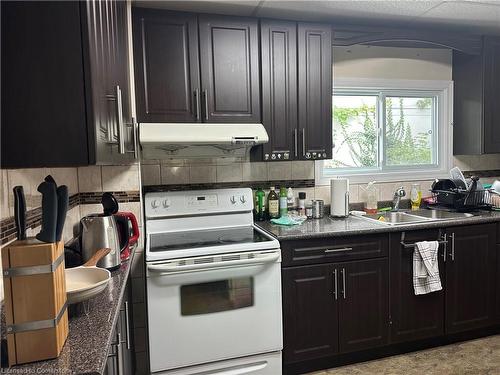 57 Emerson Street, Hamilton, ON - Indoor Photo Showing Kitchen With Double Sink