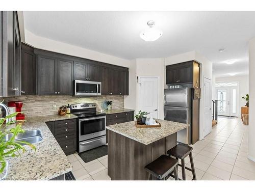 9 Nightingale Drive, Brantford, ON - Indoor Photo Showing Kitchen With Double Sink