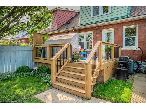 100 Crosthwaite Avenue N, Hamilton, ON - Outdoor With Deck Patio Veranda With Exterior