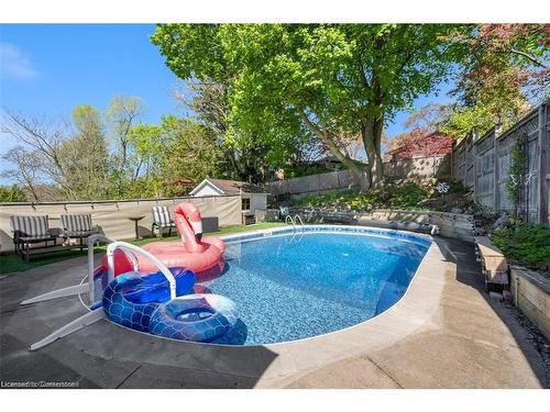 10 Welland Vale Road, St. Catharines, ON - Outdoor With In Ground Pool With Backyard