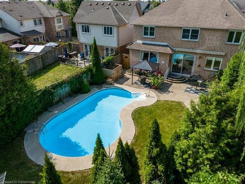 2247 Pathfinder Drive, Burlington, ON - Outdoor With In Ground Pool With Deck Patio Veranda