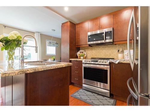 2402 Curtis Road, Burlington, ON - Indoor Photo Showing Kitchen With Double Sink