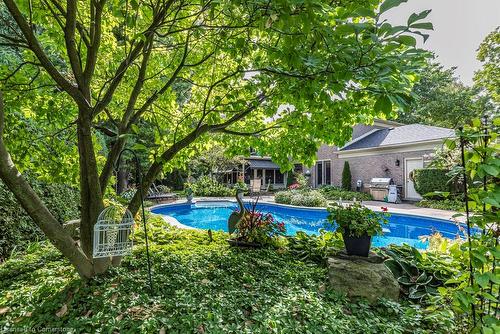 58 Braemar Place, Hamilton, ON - Outdoor With In Ground Pool With Backyard