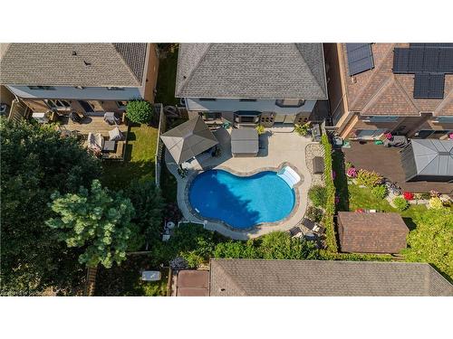 96 Laurendale Avenue, Waterdown, ON - Outdoor With In Ground Pool