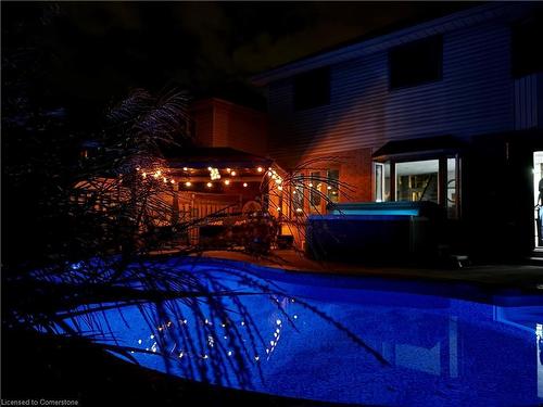 96 Laurendale Avenue, Waterdown, ON - Outdoor With In Ground Pool