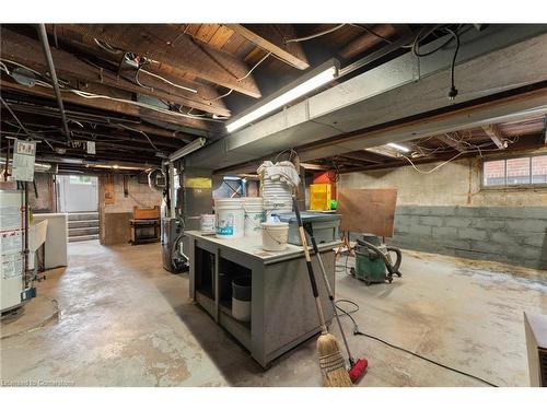 46 Graham Avenue S, Hamilton, ON - Indoor Photo Showing Basement