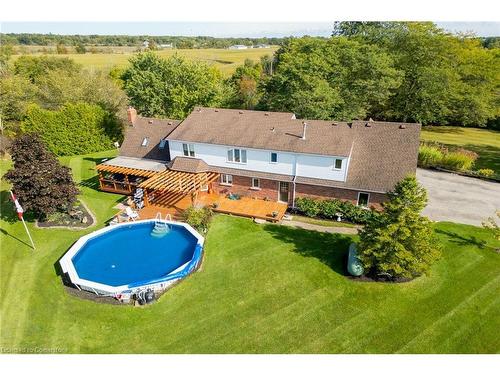 1040 Caistor Centre Road, West Lincoln, ON - Outdoor With Above Ground Pool