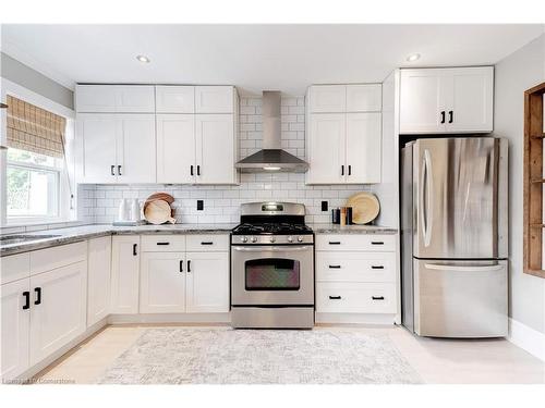 248 Province Street S, Hamilton, ON - Indoor Photo Showing Kitchen With Stainless Steel Kitchen