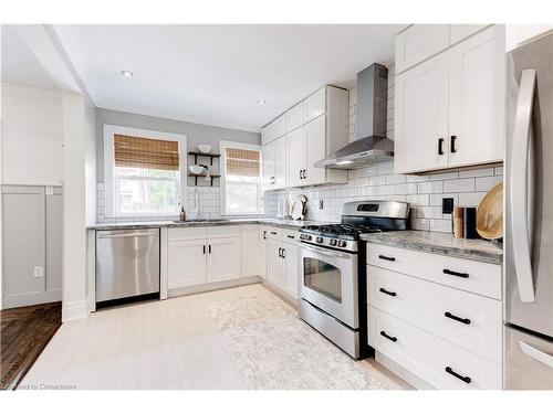 248 Province Street S, Hamilton, ON - Indoor Photo Showing Kitchen With Stainless Steel Kitchen