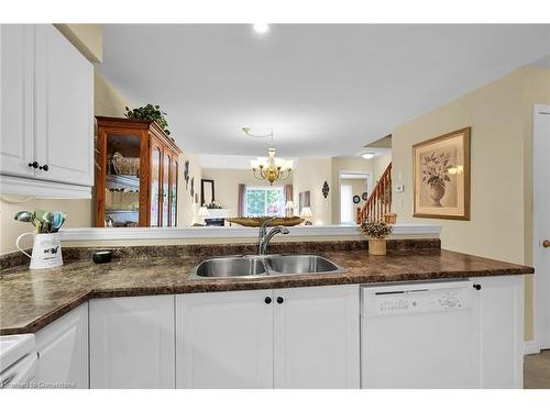 69 Mapleleaf Trail, Glanbrook, ON - Indoor Photo Showing Kitchen With Double Sink