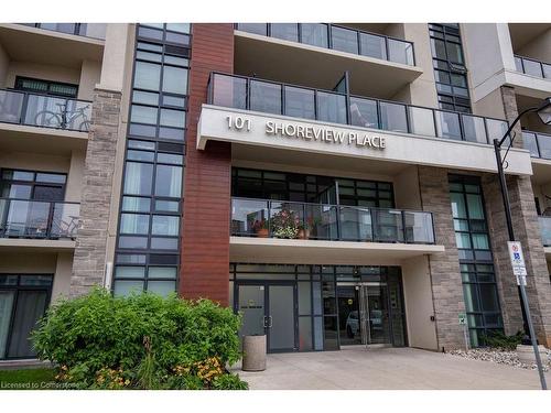 608-101 Shoreview Place, Stoney Creek, ON - Outdoor With Balcony