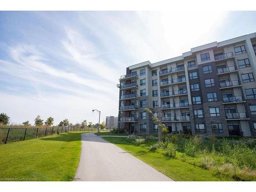 608-101 Shoreview Place, Stoney Creek, ON - Outdoor With Balcony With Facade