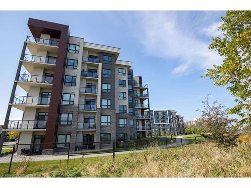 608-101 Shoreview Place, Stoney Creek, ON - Outdoor With Balcony With Facade