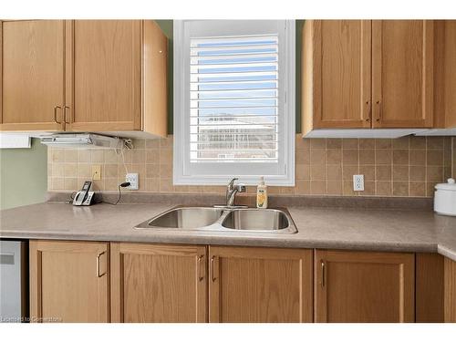 28 Titan Drive, Stoney Creek, ON - Indoor Photo Showing Kitchen With Double Sink