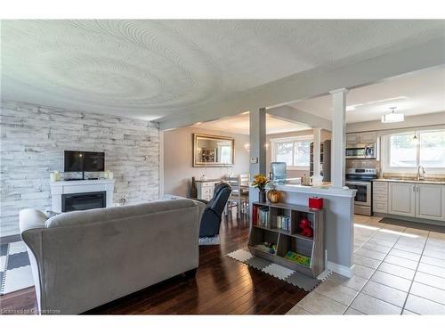 59 Regent Avenue, Hamilton, ON - Indoor Photo Showing Other Room With Fireplace