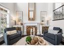 4206 Sarazen Drive, Burlington, ON  - Indoor Photo Showing Living Room With Fireplace 