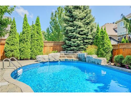 4206 Sarazen Drive, Burlington, ON - Outdoor With In Ground Pool With Backyard