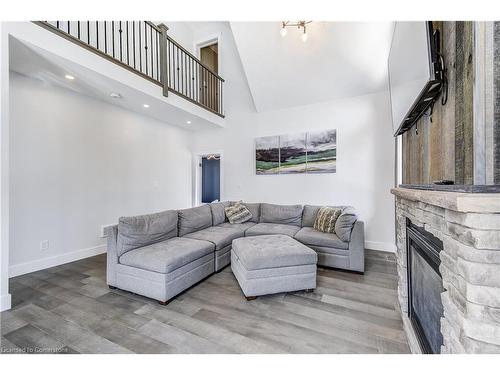 74362 Driftwood Drive, Bayfield, ON - Indoor Photo Showing Living Room With Fireplace