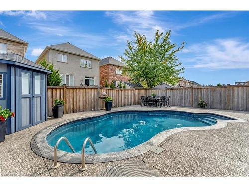 39 Morning Mist Drive, Hamilton, ON - Outdoor With In Ground Pool With Backyard